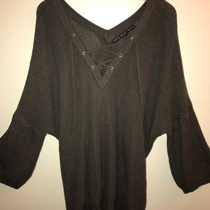 Oversized trendy sweater